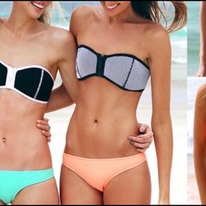 Triangl strapless zip bikini top